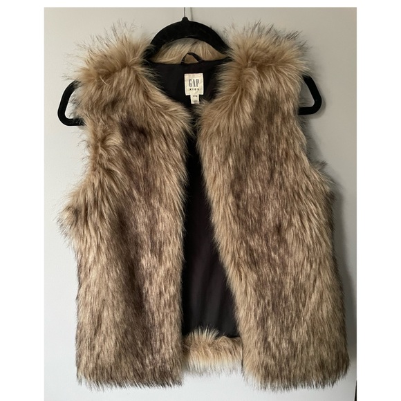 Gap Kids Faux Fur Vest (XXL kids) - Picture 5 of 9